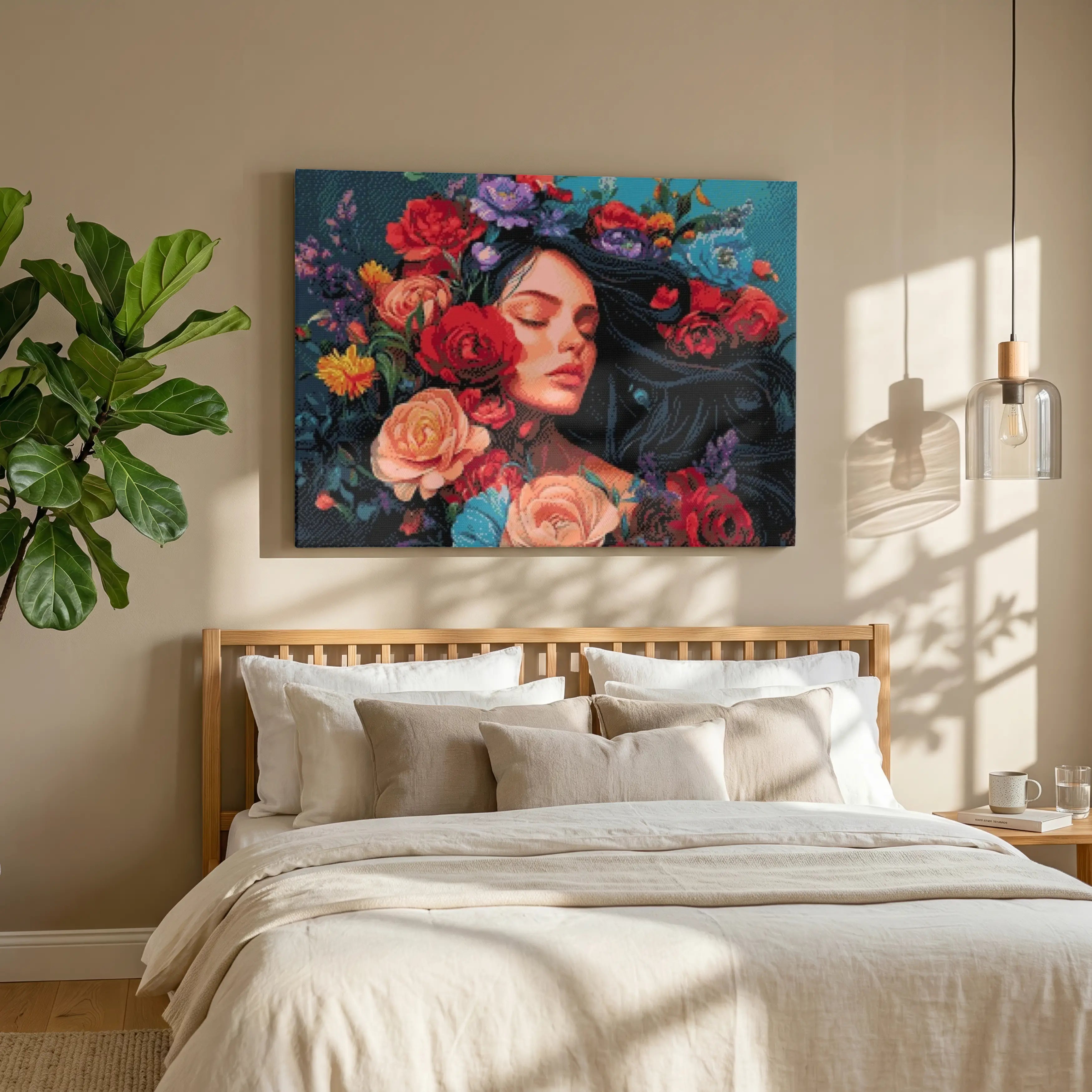 Floral Portrait | Diamond Painting Kit