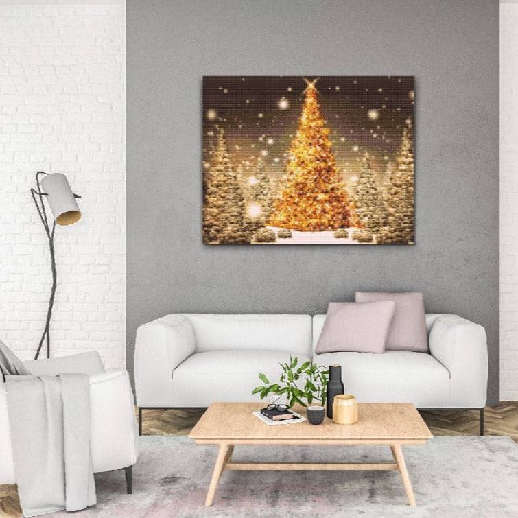 Christmas Tree Diamond Painting Kit by Nordik Atelier