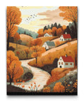 Autumn Landscape in Warm Colours Diamond Painting Kit by Nordik Atelier