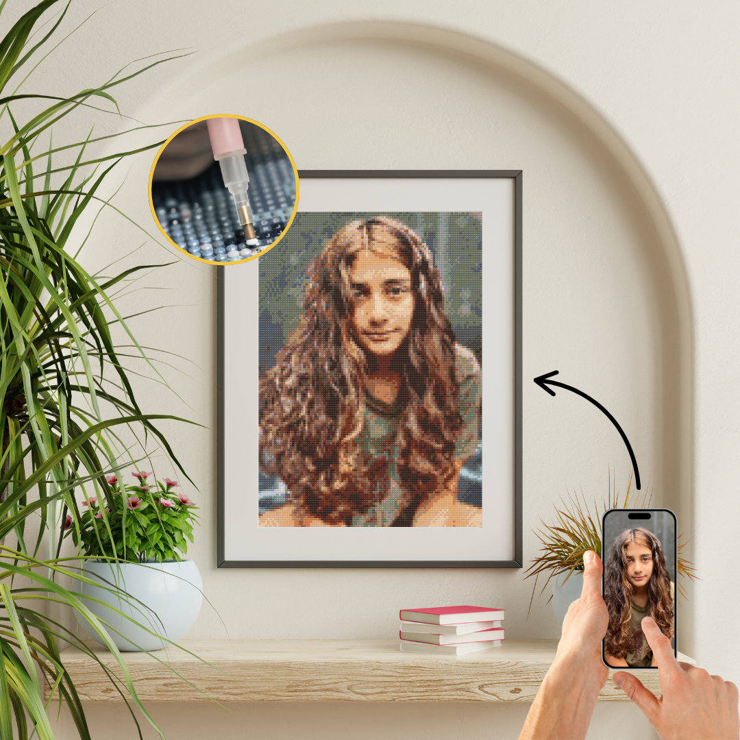 Custom Photo Diamond Painting Kit by Nordik Atelier
