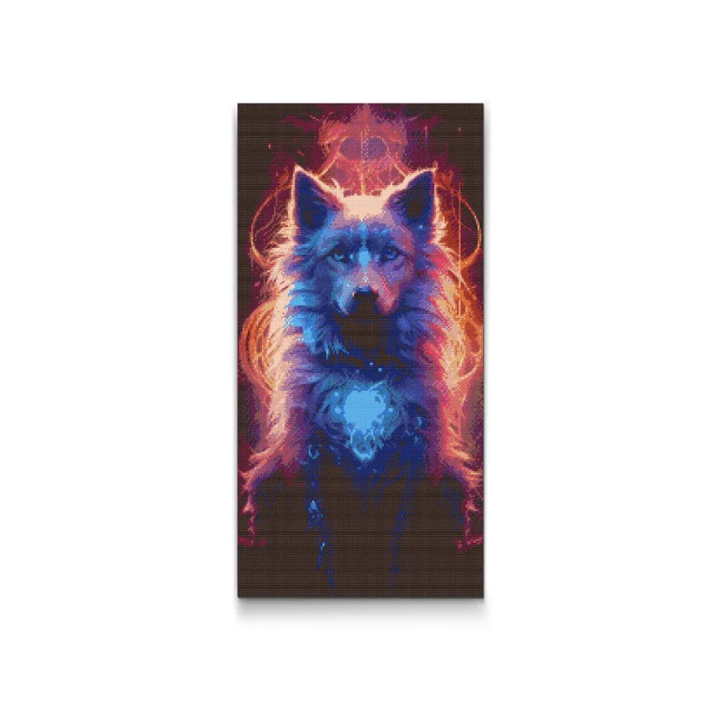 Magical Wolf Diamond Painting Kit by Nordik Atelier