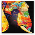 Colourful Elephant Diamond Painting Kit by Nordik Atelier