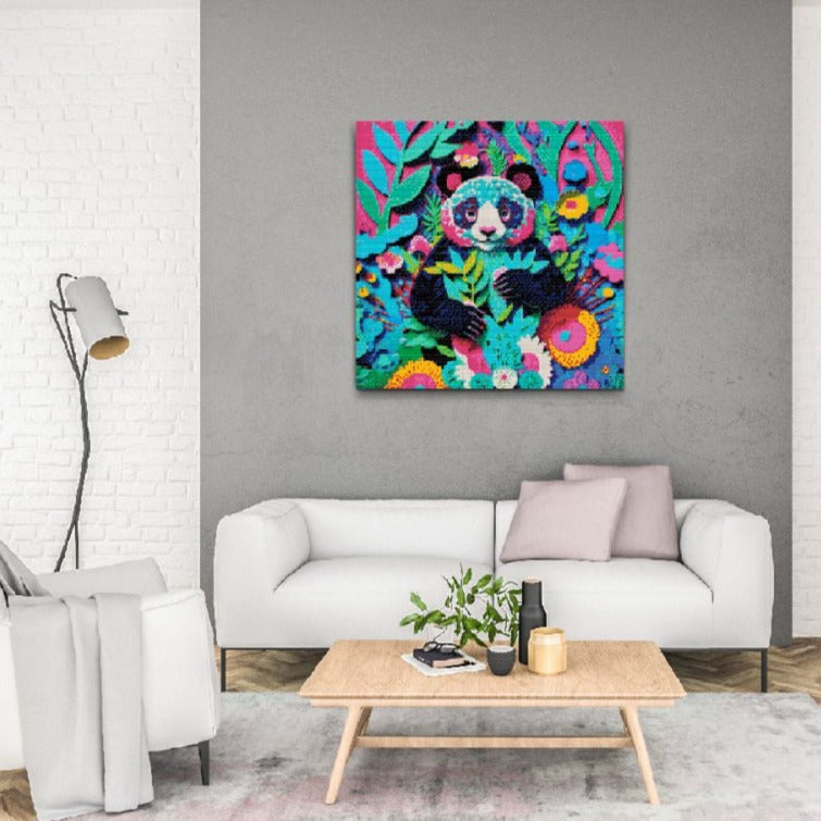 Happy Panda Diamond Painting Kit by Nordik Atelier