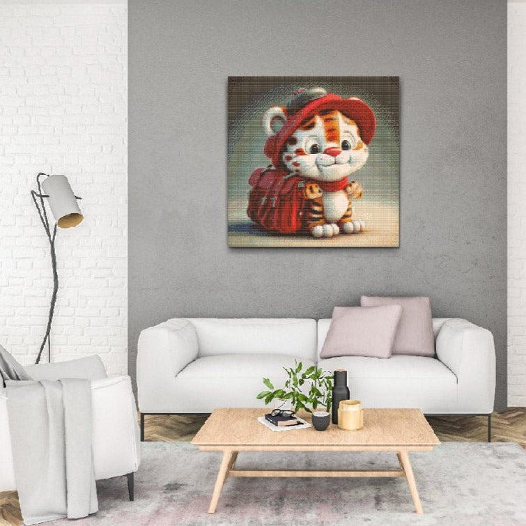 Little Tiger Diamond Painting Kit by Nordik Atelier
