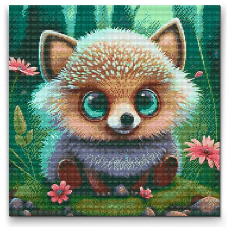 Tiny Hedgehog Diamond Painting Kit by Nordik Atelier