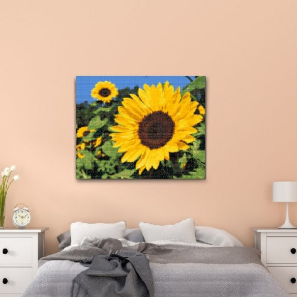 Sunflower Bloom Diamond Painting Kit by Nordik Atelier